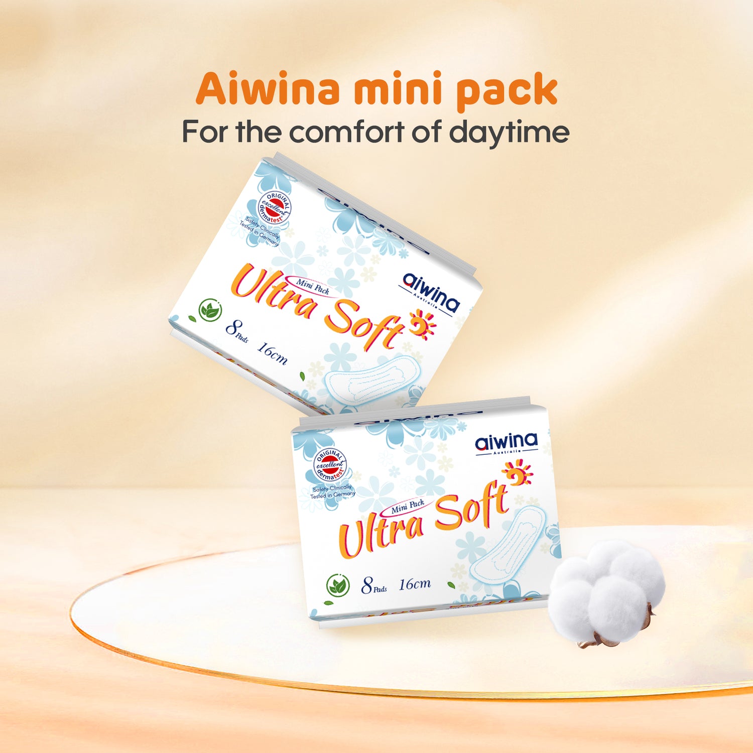 Băng vệ sinh Aiwina siêu mềm hằng ngày 16cm